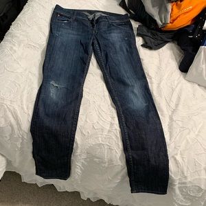 HUDSON dark wash Skinny Jeans